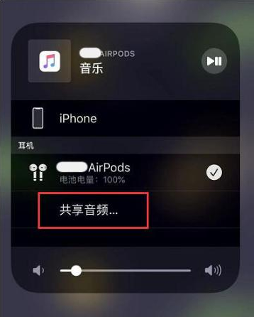 育才镇苹果14音频维修点分享iPhone14音频共享设置方法 