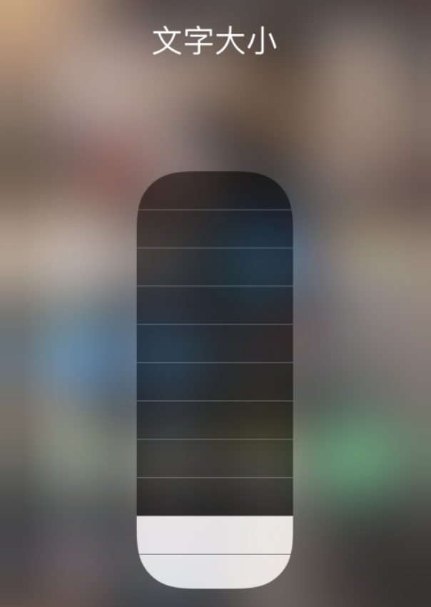 育才镇苹果手机维修分享小技巧：在 iPhone 控制中心快速调节字体大小 