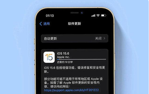 育才镇苹果手机维修分享iOS 15.6续航怎么样 